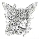 wisdom transformation evolution tattoo design idea