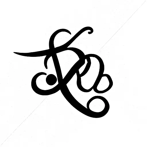 Decorative Vintage Initial Letters KG Monogram. Suitable For Tattoo Studio,  Salon, Boutique, Hotel, College, Retro, Interlock Style Royalty Free SVG,  Cliparts, Vectors, and Stock Illustration. Image 190571951.