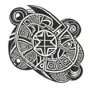 zulu shield tattoo design idea