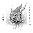 the words "Meticulous" and "Tenacious" tattoo design idea