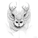the words "Meticulous" and "Tenacious" tattoo design idea
