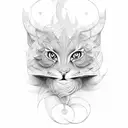 the words "Meticulous" and "Tenacious" tattoo design idea