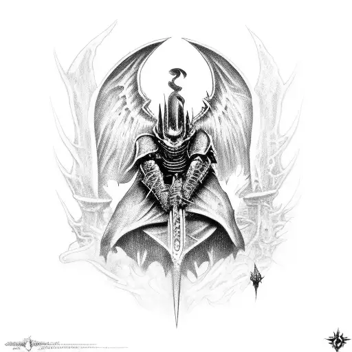 Darksign from Dark Souls as a wrap around arm band tattoo tattoo design idea