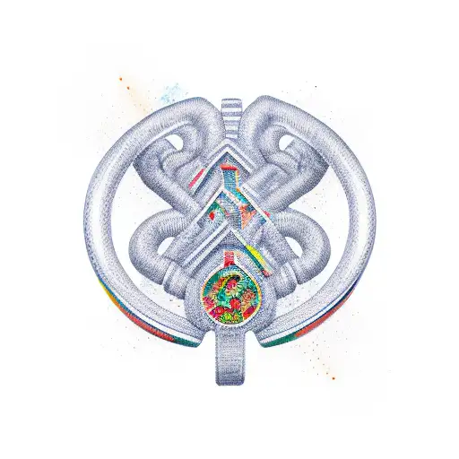 horseshoe tattoo design idea