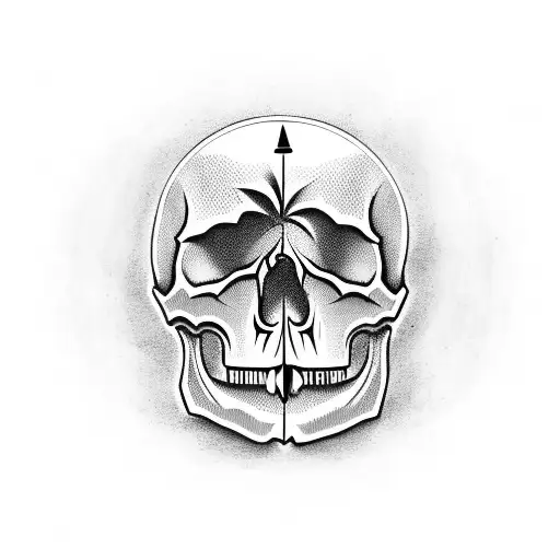 Skull and Roses, clock, skull with jaguar head tattoo design idea