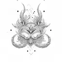 Name Yuri tattoo design idea