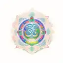 Om mani padme hum tattoo design idea