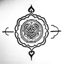 Om mani padme hum tattoo design idea
