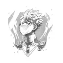 my hero academia tattoo design idea