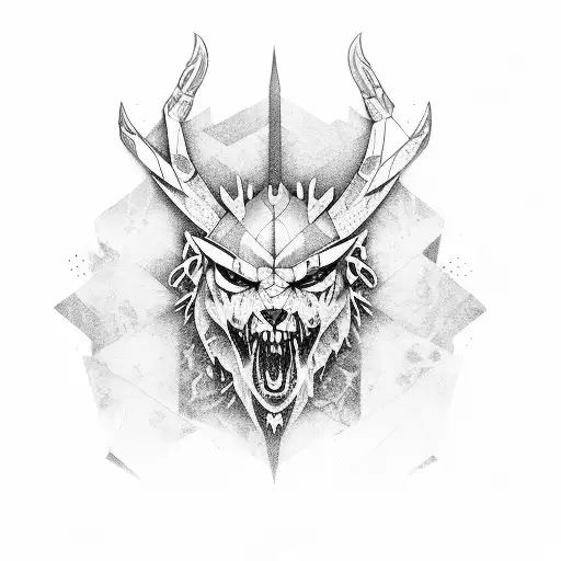 Witcher Forest tattoo design idea