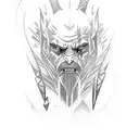 Witcher Forest tattoo design idea