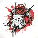 star wars tattoo design idea