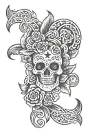70x7 tattoo design idea