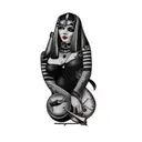 cleopatra tattoo design idea