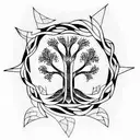 Tree of Life tattoo design idea