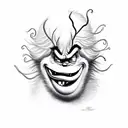 funny grinch  tattoo design idea