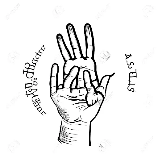 Hand of baby with her name "sofia"  tattoo design idea