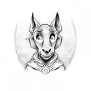 scooby dobby doo tattoo design idea