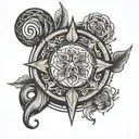 let go tattoo design idea