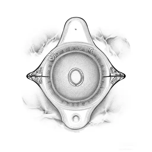 Tennis Racket tattoo design idea