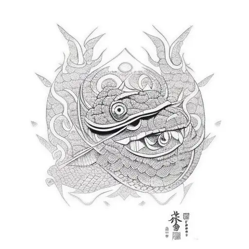 kappa tattoo design idea