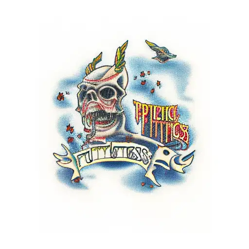 sticky fingers the band- land of pleasure tattoo design idea