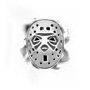 Jason Voorhees mask inside a machete tattoo design idea