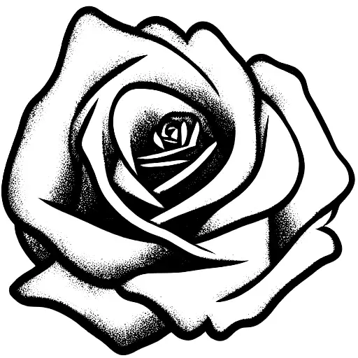 lgbtq rose aster  tattoo design idea