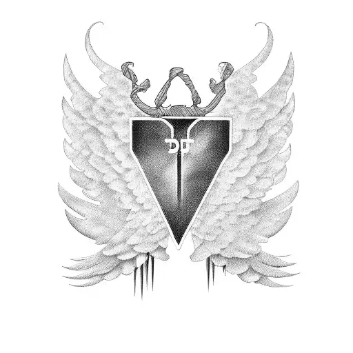 DNA with wings The netherlands Kenya flag tattoo design idea