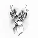 deer hunting  tattoo design idea