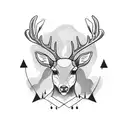 deer hunting  tattoo design idea