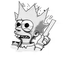 Bart Simpson  tattoo design idea