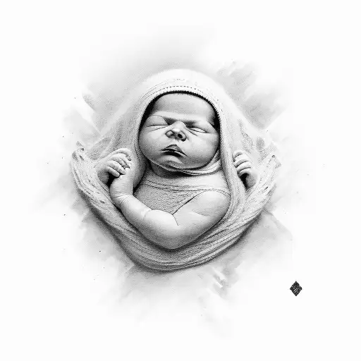 First born baby named Jack tattoo design idea