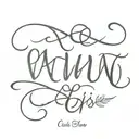 name Cris in cursive tattoo design idea