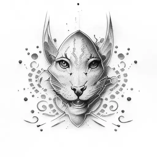 cigarillo and wine  tattoo design idea