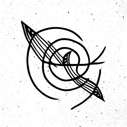 chaos and vibes tattoo design idea