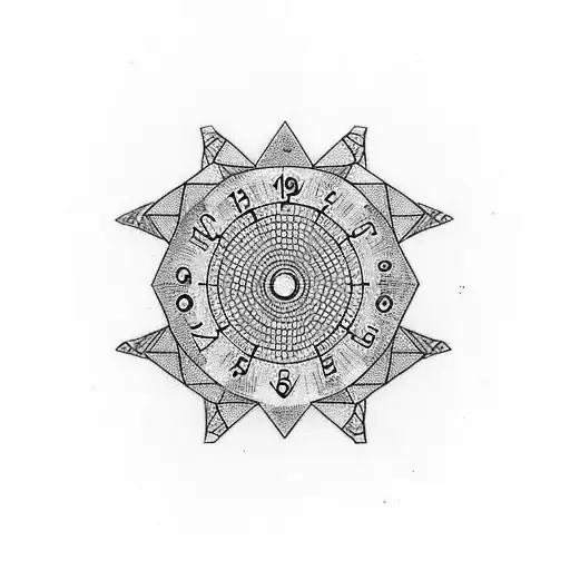 The tattoo only has 3 important parts: 1) It's a watch (or maybe just watch face) 2) The time on the watch is 11:11:00 3 tattoo design idea