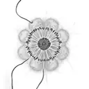 two electric dandelions  tattoo design idea