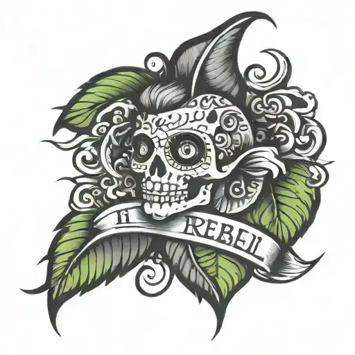 I rebel; therefore I exist. tattoo design idea