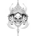king of spade tattoo design idea