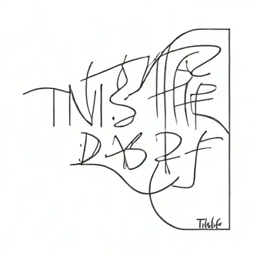 I Miss The Days NF lyrics written vertically   tattoo design idea