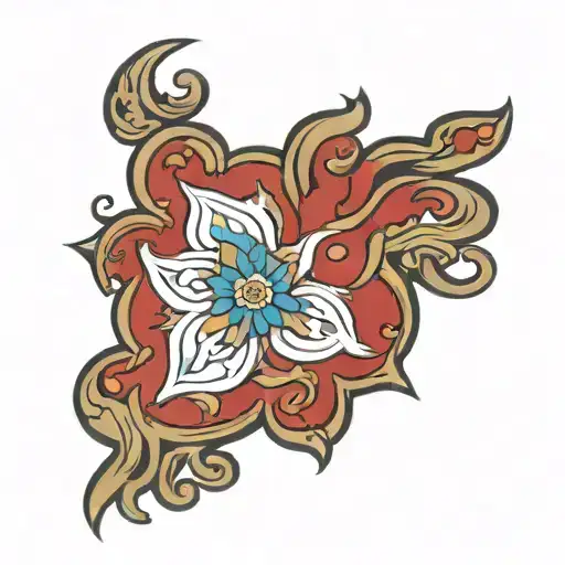 persian rug design tattoo design idea