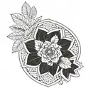 Create a tattoo featuring intricate embroidery patterns inspired by Slavic history  tattoo design idea