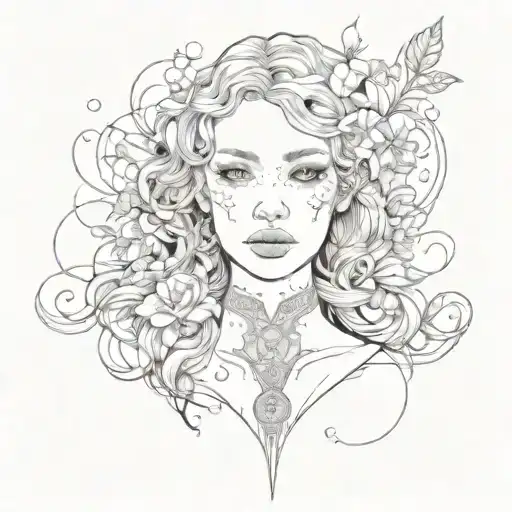 the magic that without tricks she gives tattoo design idea