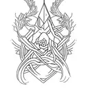 R y Z tattoo design idea