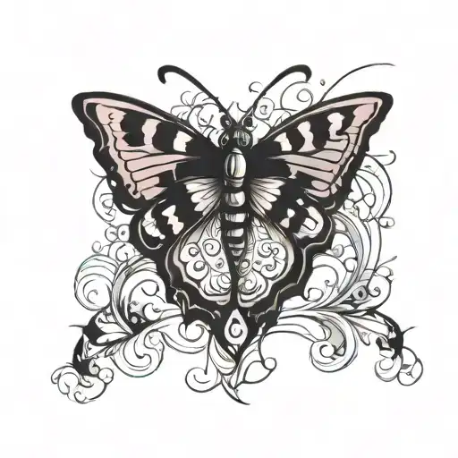 Omarion 07/25/07-07/05/21 butterfly made tattoo design idea