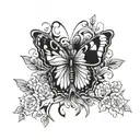 Omarion 07/25/07-07/05/21 butterfly made tattoo design idea