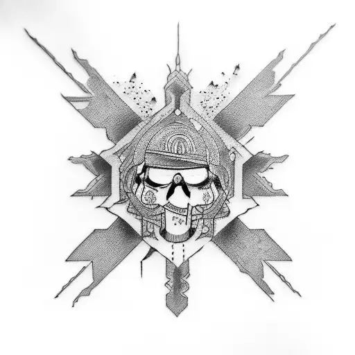 deusa isis tattoo design idea