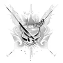 molotov cocktail  tattoo design idea