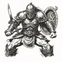 gaelic gladiator tattoo design idea